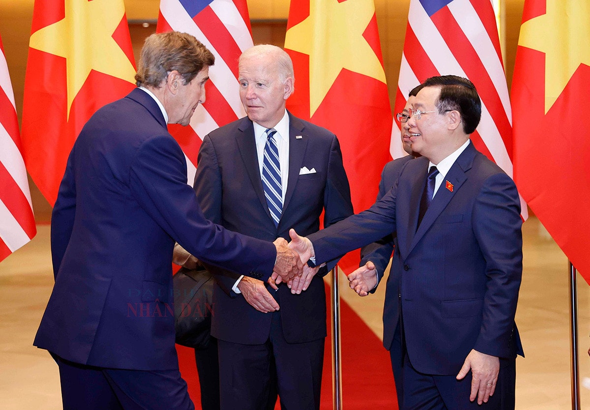 Chủ tịch Quốc hội Vương Đình Huệ hội kiến Tổng thống Hoa Kỳ Joe Biden -0