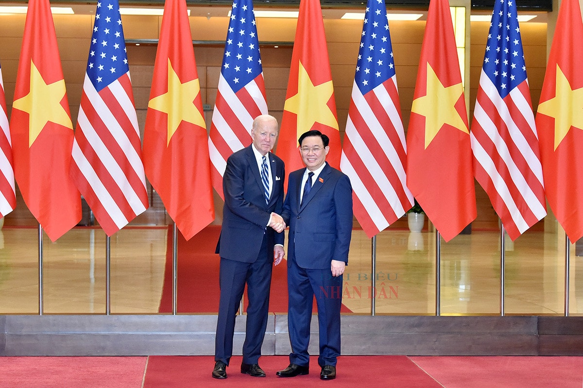 Một số hình ảnh Chủ tịch Quốc hội Vương Đình Huệ hội kiến Tổng thống Hoa Kỳ Joe Biden -0