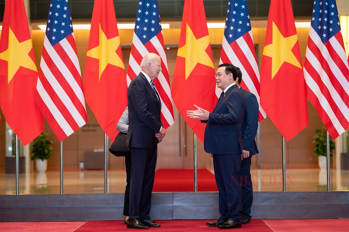 Chủ tịch Quốc hội Vương Đình Huệ hội kiến Tổng thống Hoa Kỳ Joe Biden -0
