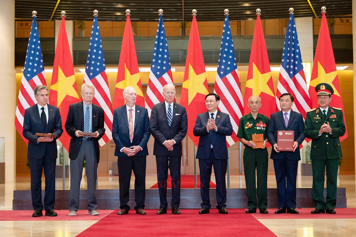 Chủ tịch Quốc hội Vương Đình Huệ hội kiến Tổng thống Hoa Kỳ Joe Biden -0