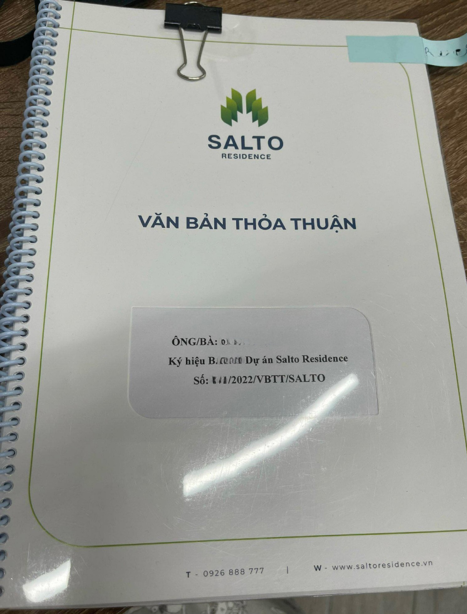Nhiều khách hàng đòi lại tiền mua căn hộ dự án Salto Residence của Công ty SCC