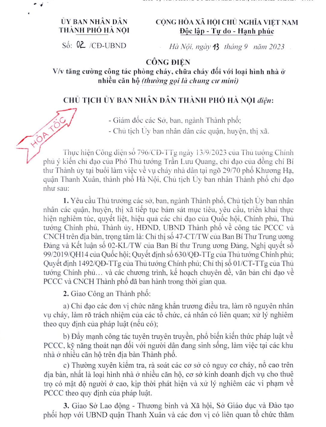 Hà Nội yêu cầu tổng kiểm tra phòng cháy, chữa cháy tại các chung cư mini -0