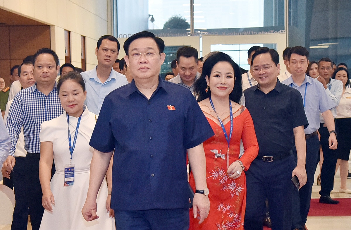 Chủ tịch Quốc hội Vương Đình Huệ kiểm tra công tác chuẩn bị tổ chức Hội nghị Nghị sĩ trẻ toàn cầu lần thứ 9 -0