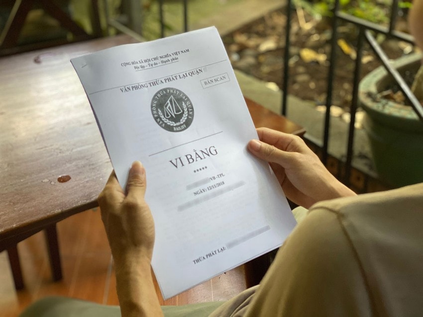 Mua nhà Vi bằng, có giá trị pháp lý không? -0