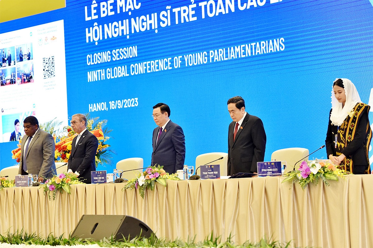 Hình ảnh Phiên Bế mạc Hội nghị Nghị sỹ Trẻ Toàn cầu lần thứ 9 -3