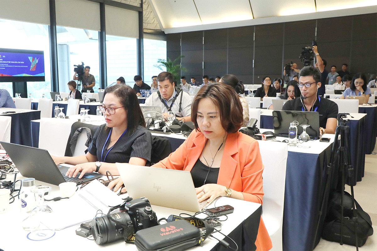Họp báo công bố kết quả Hội nghị Nghị sĩ trẻ toàn cầu lần thứ 9
