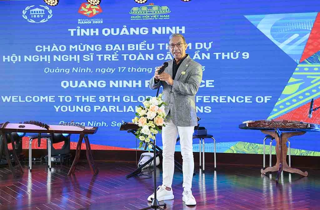 Đoàn đại biểu dự Hội nghị Nghị sĩ trẻ toàn cầu lần thứ 9 thăm tỉnh Quảng Ninh -0