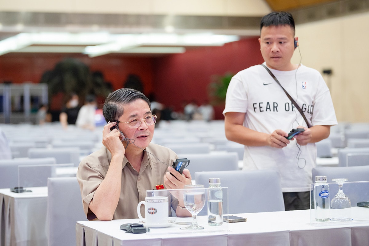 Phó Chủ tịch Quốc hội Nguyễn Đức Hải kiểm tra công tác chuẩn bị tổ chức Diễn đàn Kinh tế - Xã hội Việt Nam 2023 -0