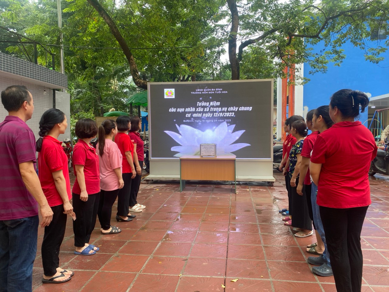 Hà Nội: Nhà trường, học sinh tưởng niệm nạn nhân vụ cháy chung cư mini -0