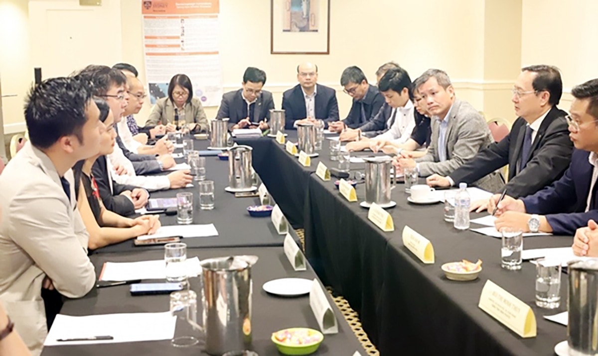 Bộ trưởng Bộ Khoa học và Công nghệ Huỳnh Thành Đạt gặp mặt Hội Trí thức và chuyên gia Việt Nam tại Australia -0