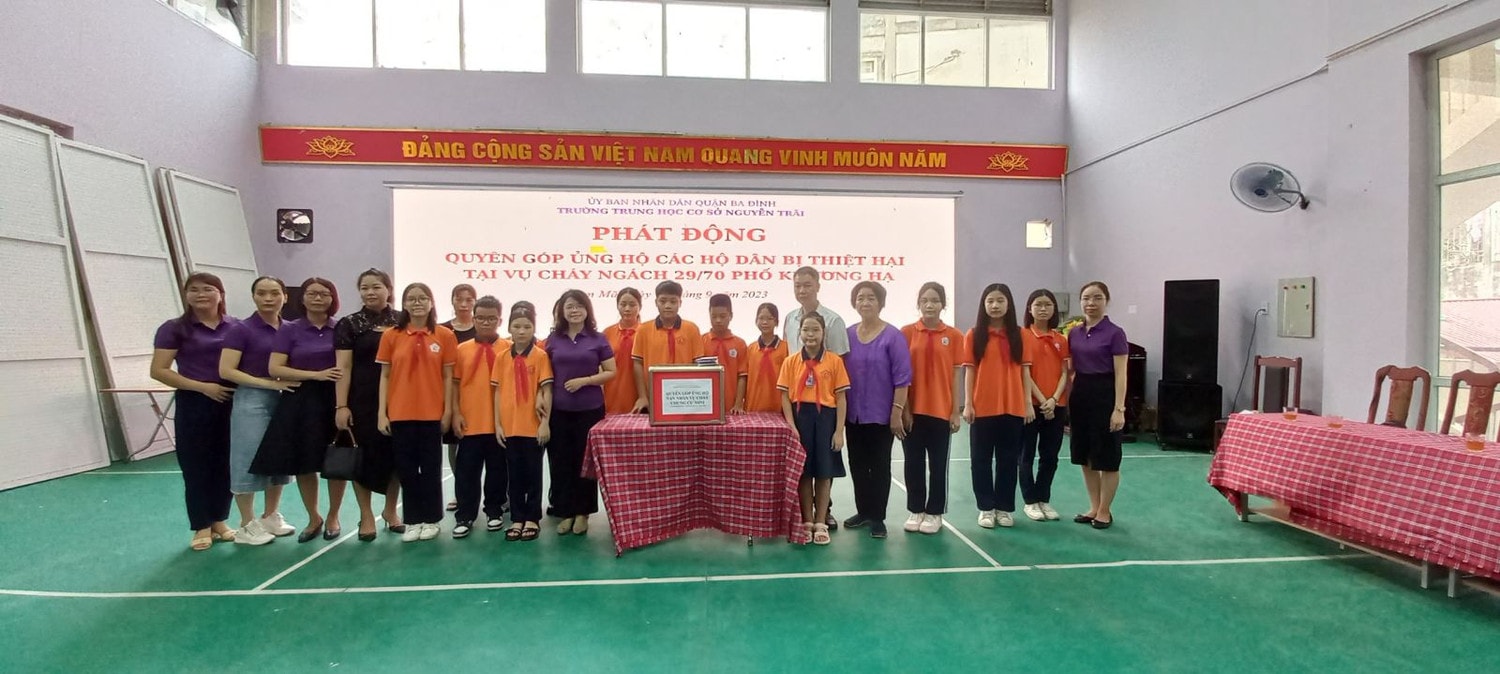 Hà Nội: Nhà trường, học sinh tưởng niệm nạn nhân vụ cháy chung cư mini -0
