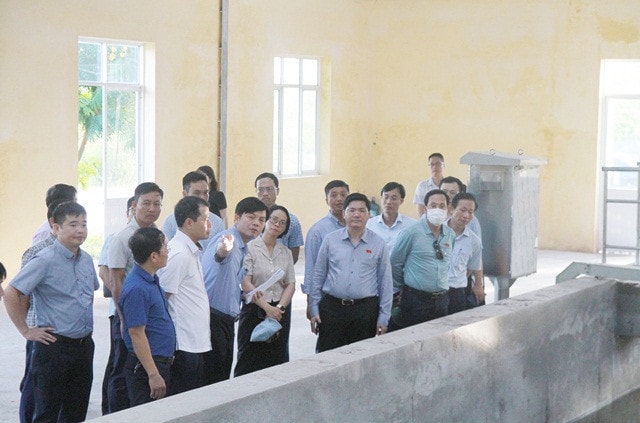 Đoàn giám sát khảo sát thực tế tại Khu xử lý nước thải Hưng Yên công suất 6.300m3/ ngày đêm Nhờ ban thư ký phát lúc 20h, ngày 19.9Đoàn công tác của Ủy ban Khoa học, Công nghệ và Môi trường khảo sát tại tỉnh Hưng Yên -0