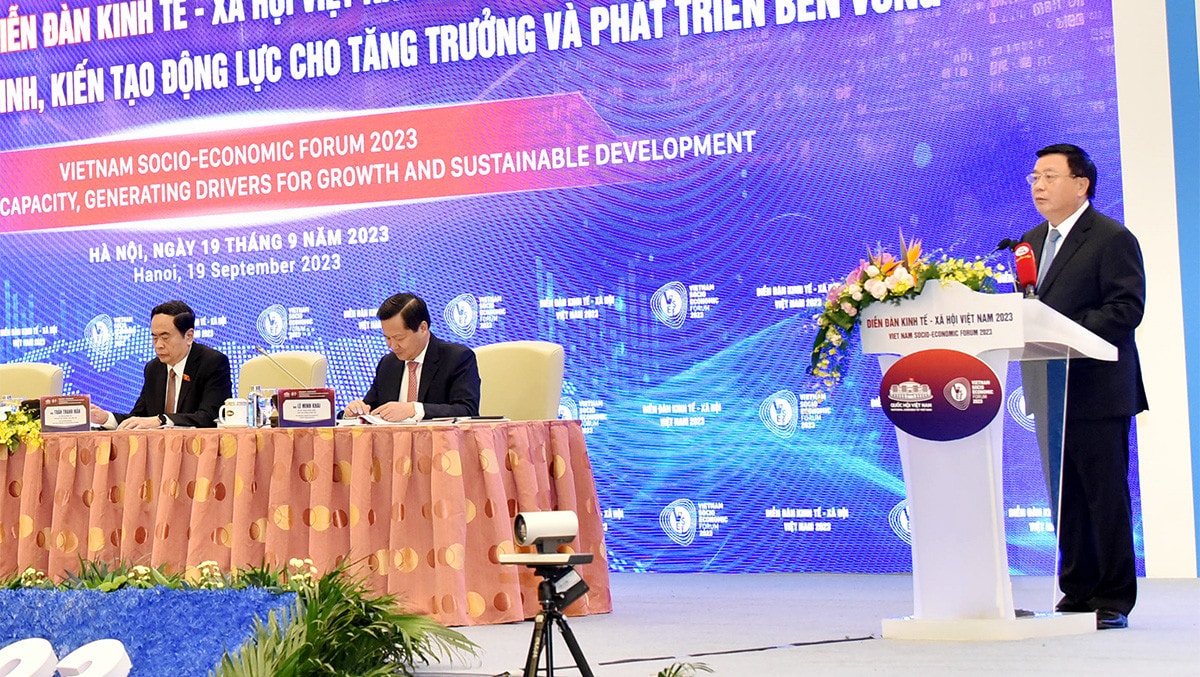 Một số hình ảnh Khai mạc Diễn đàn Kinh tế - Xã hội Việt Nam 2023 -0