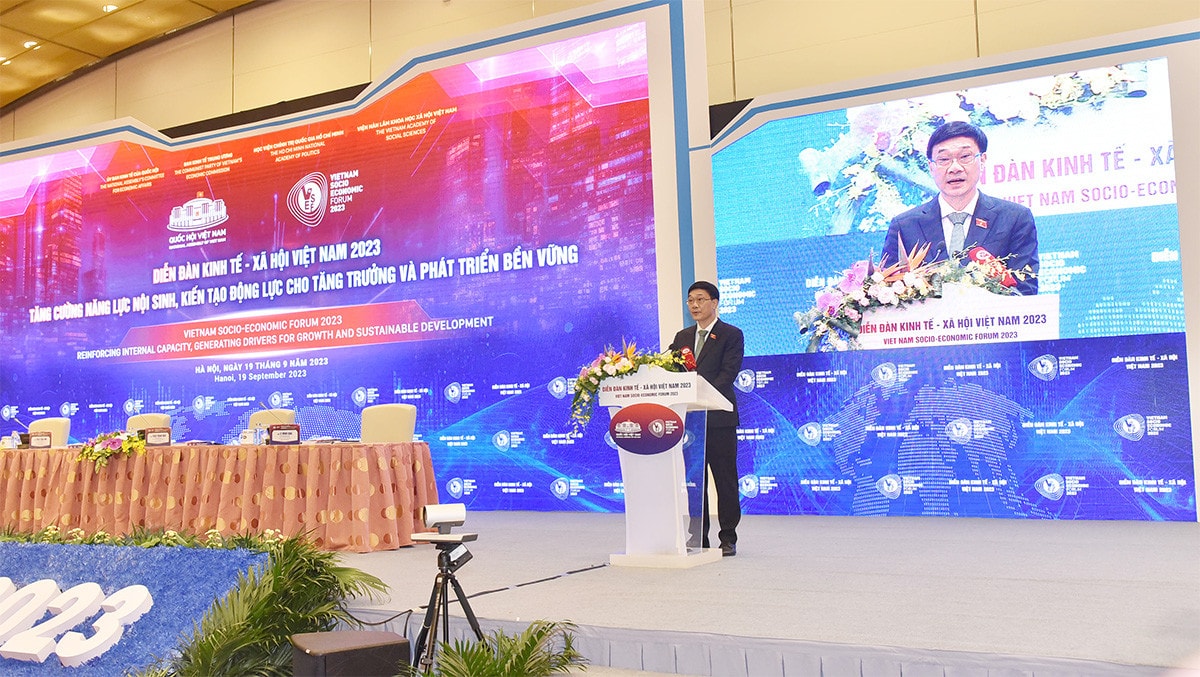 Một số hình ảnh Khai mạc Diễn đàn Kinh tế - Xã hội Việt Nam 2023 -0
