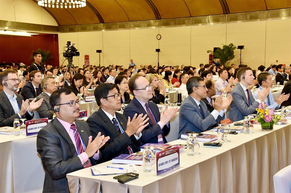 Một số hình ảnh Khai mạc Diễn đàn Kinh tế - Xã hội Việt Nam 2023 -1