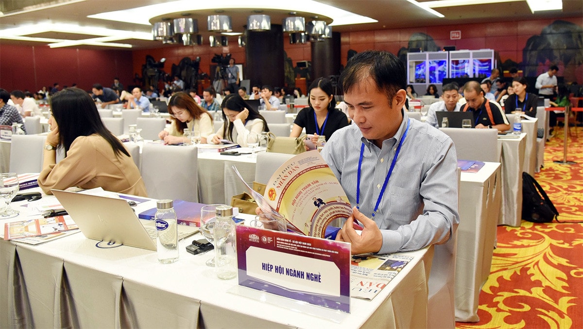 Một số hình ảnh Khai mạc Diễn đàn Kinh tế - Xã hội Việt Nam 2023 -0