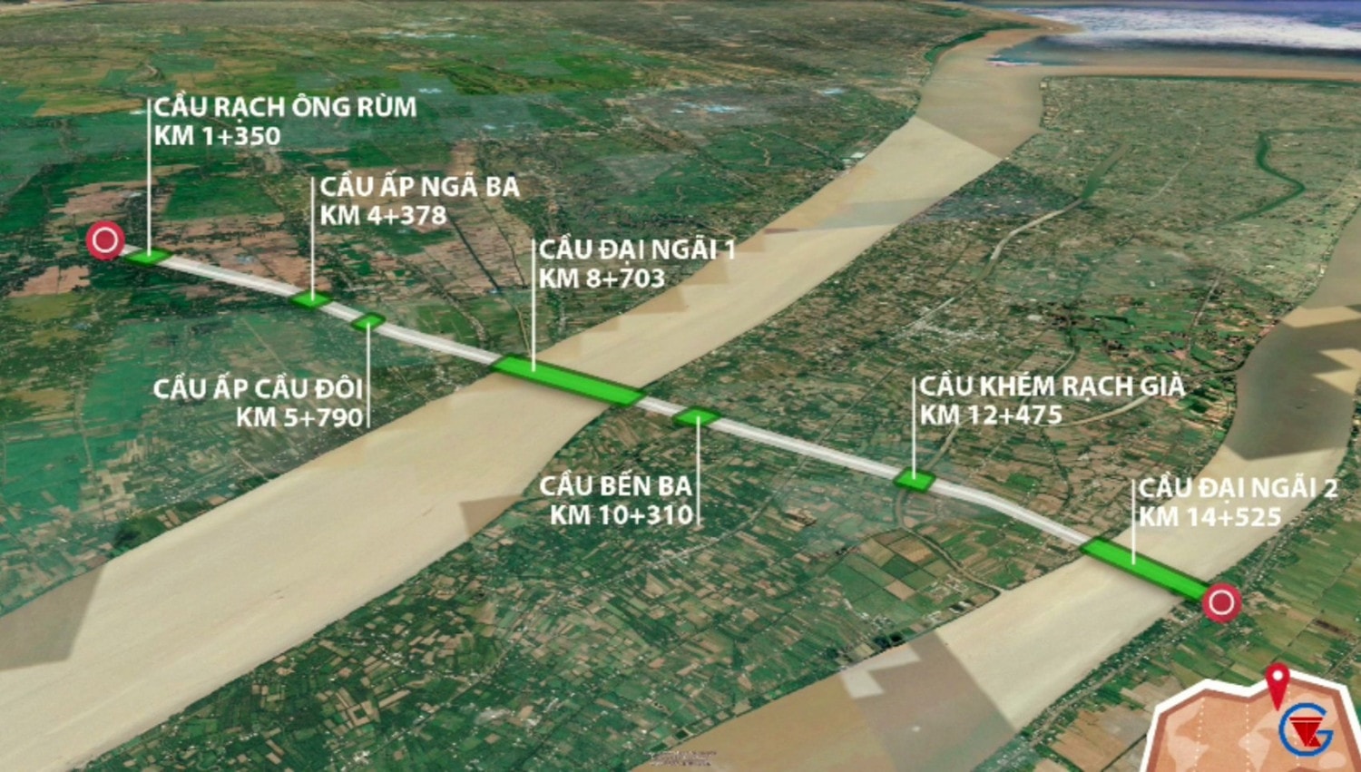 Sóc Trăng: Dự kiến đầu tháng 10.2023 khởi công xây dựng cầu Đại Ngãi -0