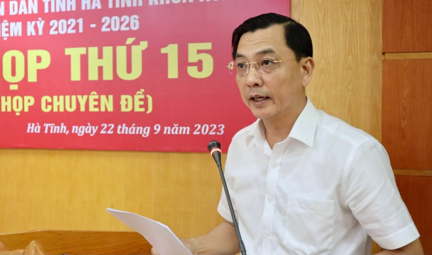 Hà Tĩnh: Thông qua 8 nghị quyết tại Kỳ họp chuyên đề -0