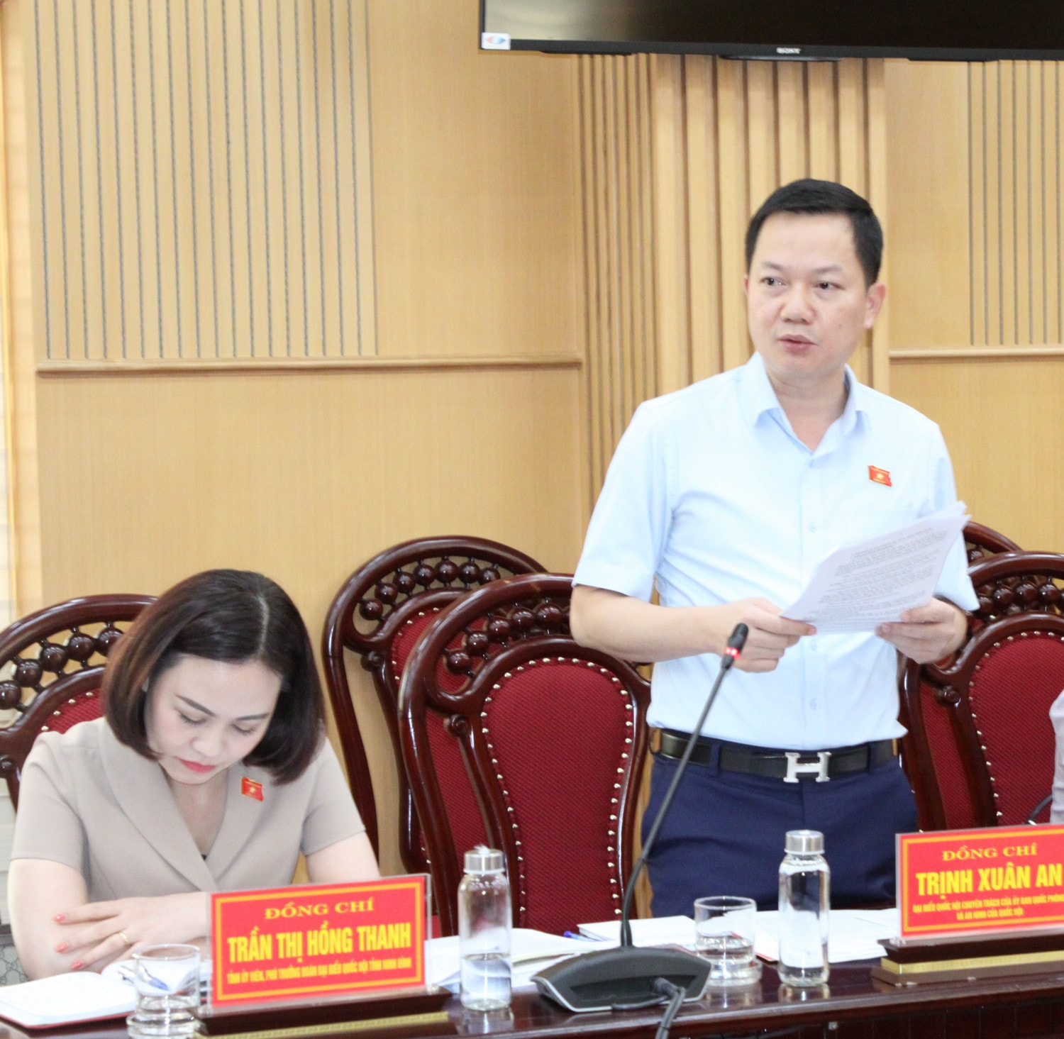 Đoàn giám sát của Ủy ban Thường vụ Quốc hội làm việc với UBND tỉnh Ninh Bình ảnh 6 Đoàn giám sát của Ban Dân nguyện làm việc với UBND tỉnh Ninh Bình