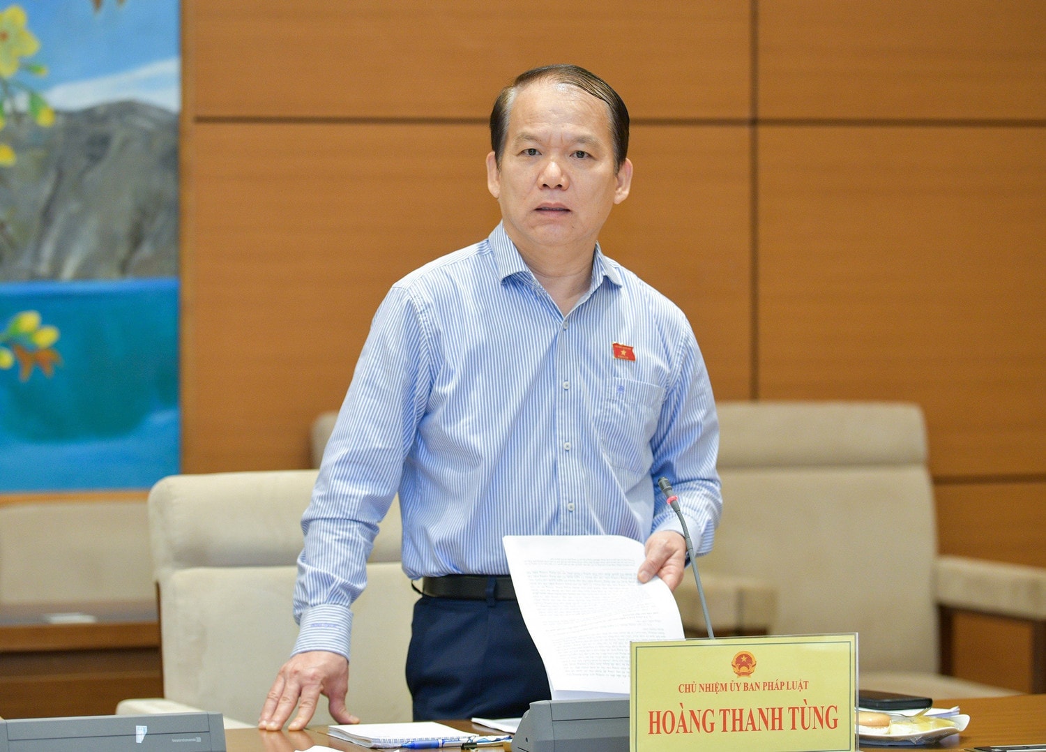 Phó Chủ tịch Quốc hội Nguyễn Khắc Định chủ trì phiên họp thứ ba Tổ công tác rà soát hệ thống văn bản quy phạm pháp luật