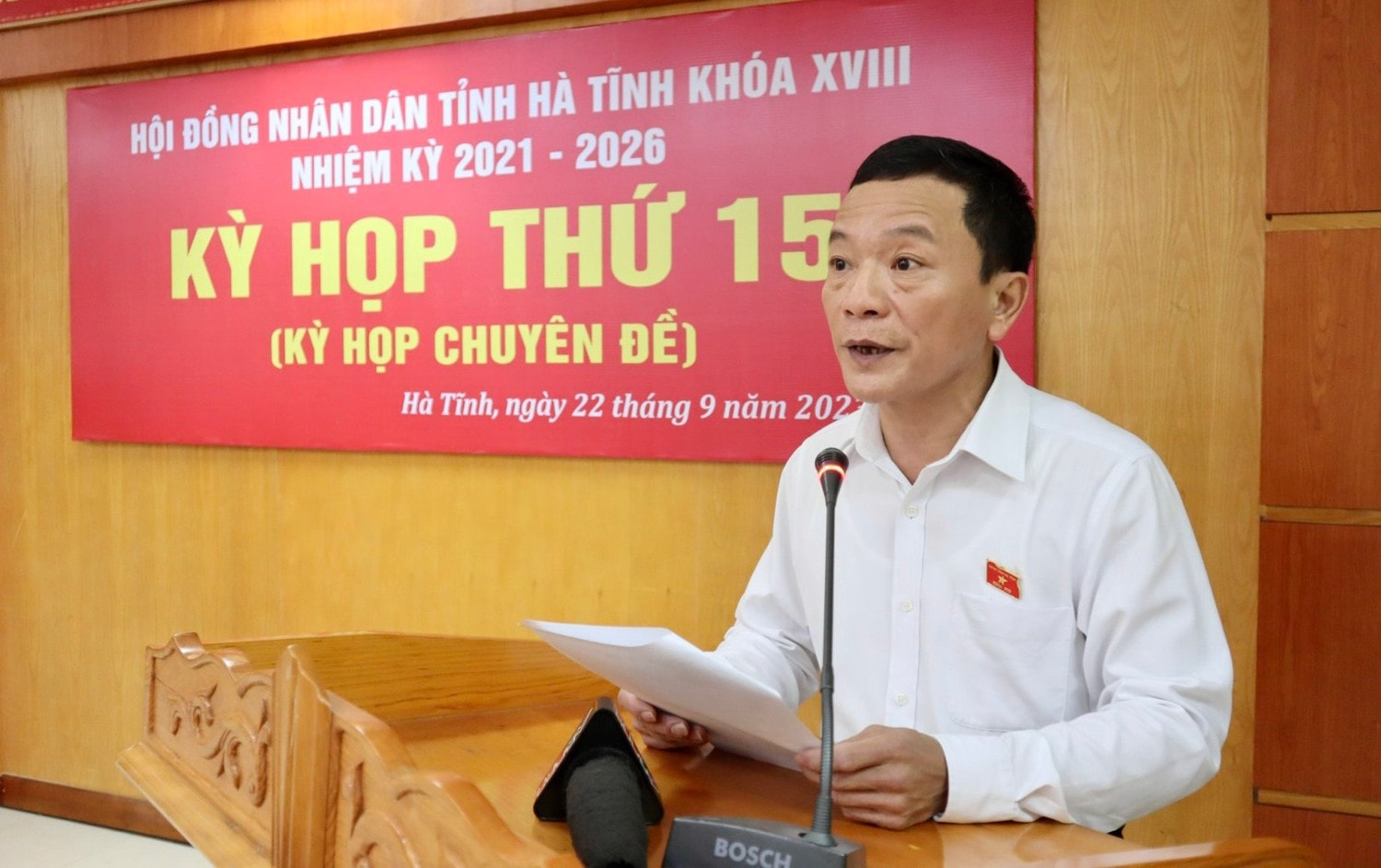 Hà Tĩnh: Thông qua 8 nghị quyết tại Kỳ họp chuyên đề -0