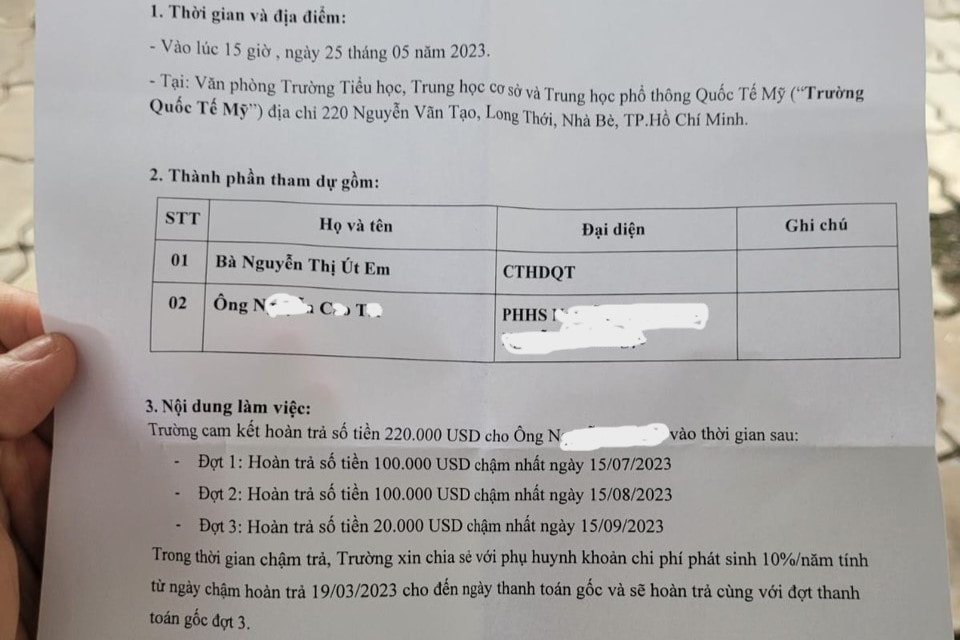 TP. Hồ Chí Minh: Chủ tịch Hội đồng quản trị Trường Quốc tế Mỹ bị tố lợi dụng tín nhiệm chiếm đoạt tài sản -0