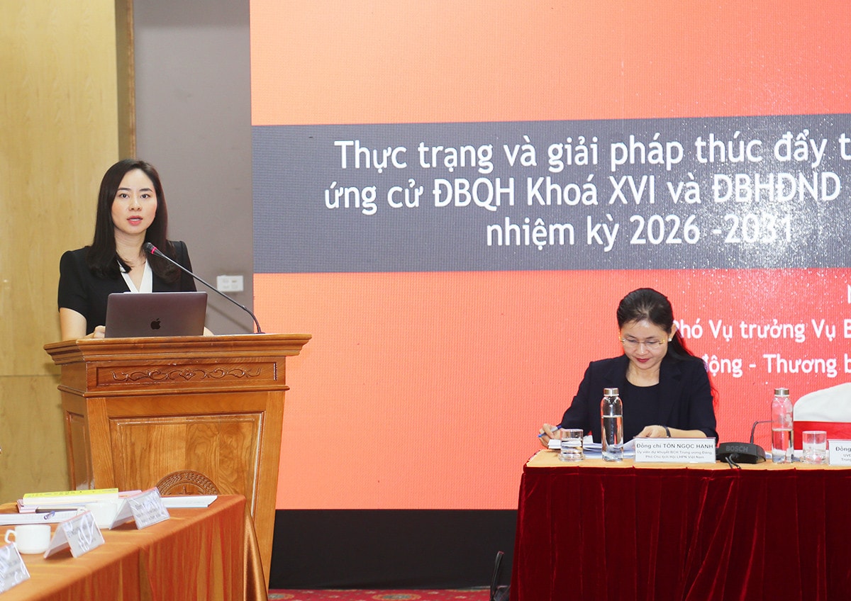 Hạn chế tình trạng một đại biểu nữ “gánh” quá nhiều cơ cấu -0