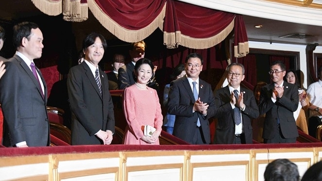 Hoàng Thái tử Nhật Bản dự ra mắt vở opera 