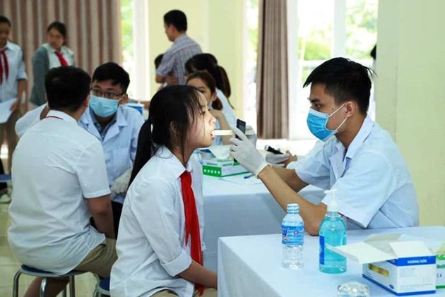 Tham gia NHYT HSSV, các em đều được chăm sóc sức khỏe ngay từ trường học (Nguồn: ITN)