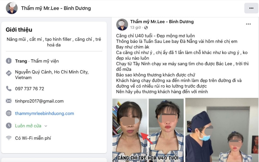 TP. Hồ Chí Minh: Cơ sở thẩm mỹ Mr Lee hoạt động không phép, thách thức đoàn kiểm tra