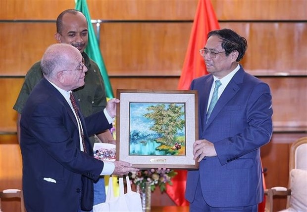 Thủ tướng Phạm Minh Chính tiếp Lãnh đạo Hội Hữu nghị Brazil-Việt Nam -0