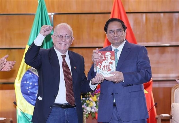 Thủ tướng Phạm Minh Chính tiếp Lãnh đạo Hội Hữu nghị Brazil-Việt Nam -0