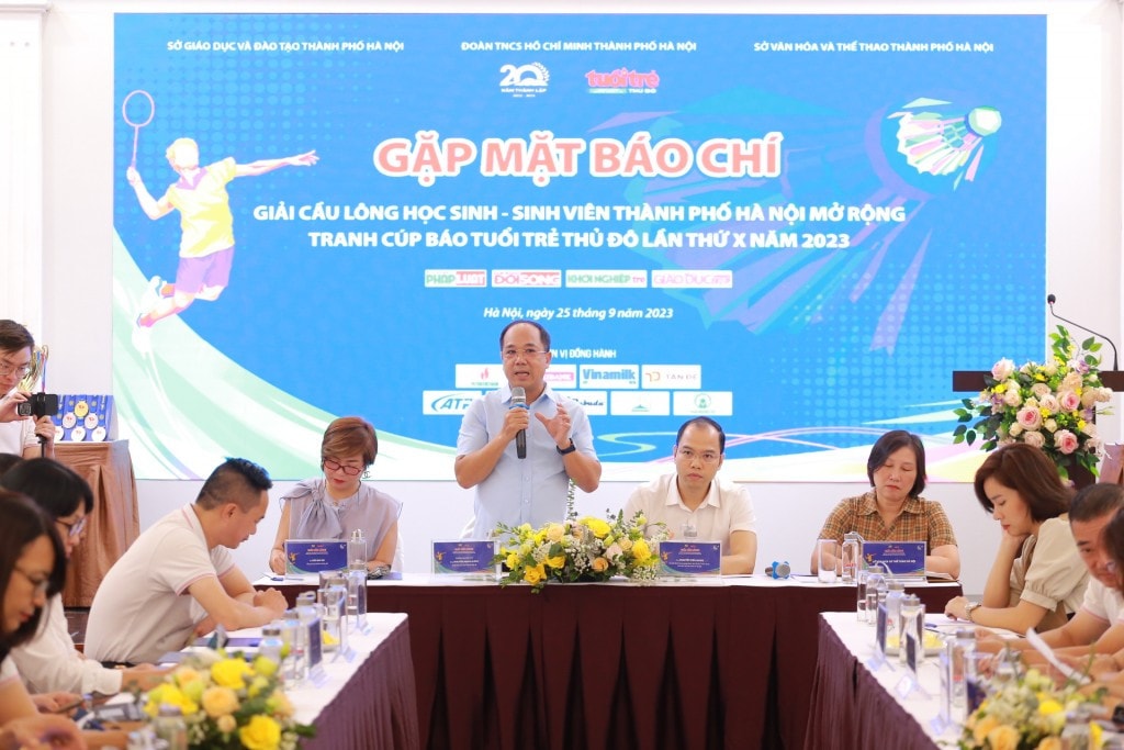 Gần 1200 vận động viên tham dự Giải Cầu lông học sinh - sinh viên TP Hà Nội mở rộng tranh cúp báo Tuổi trẻ Thủ đô lần thứ X -0