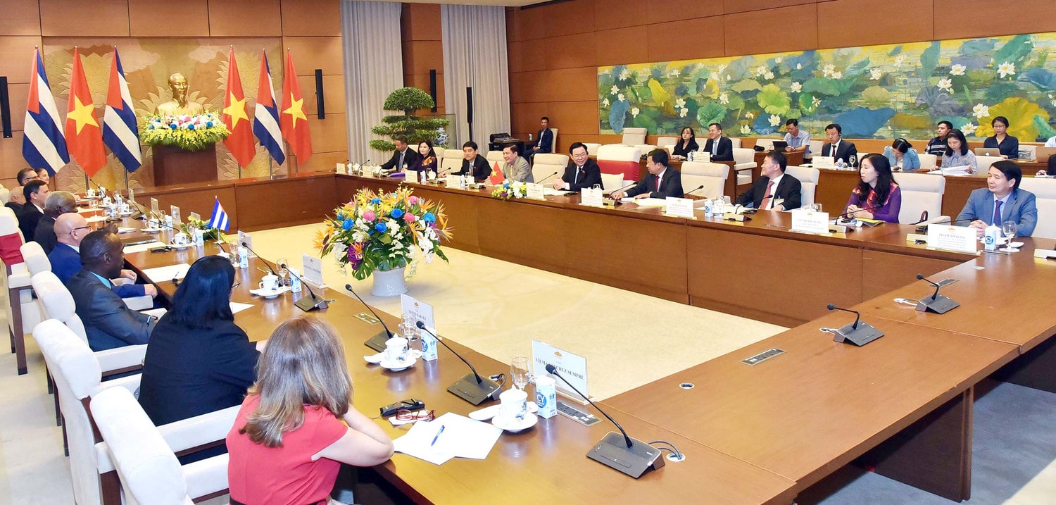 Quang cảnh buổi tiếp. Ảnh: Lâm Hiển Quang cảnh buổi tiếp. Ảnh: Lâm Hiển