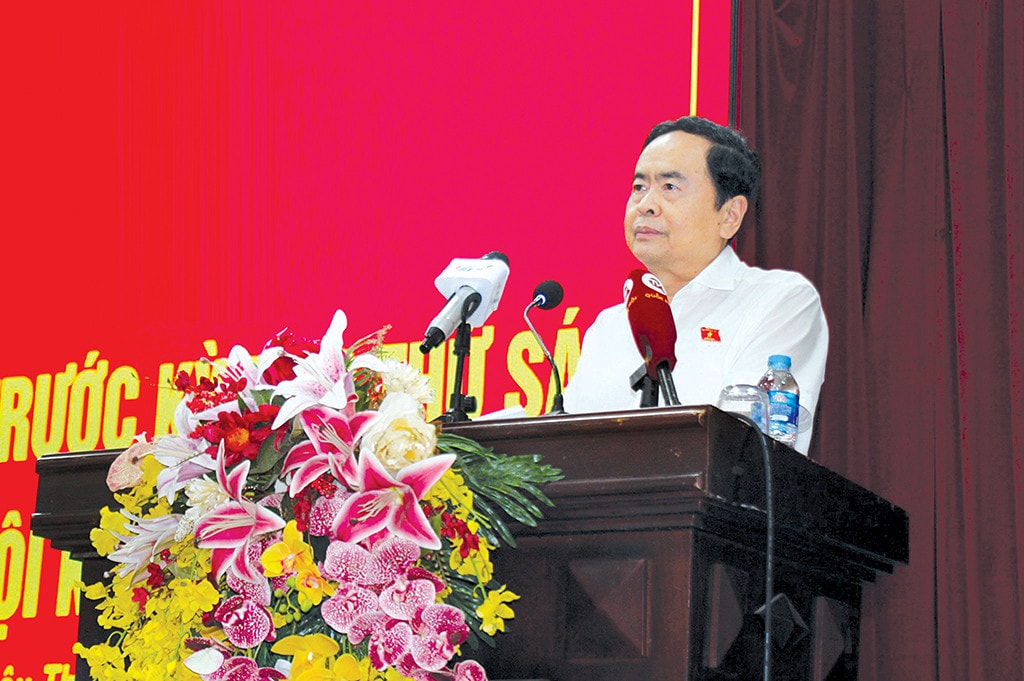 Phó Chủ tịch Thường trực Quốc hội Trần Thanh Mẫn tiếp xúc cử tri tại huyện Châu Thành A, Hậu Giang -0