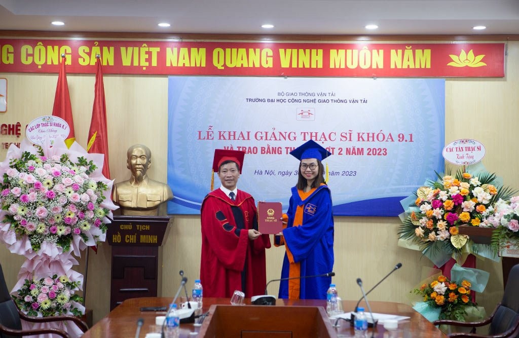 Trường Đại học Công nghệ Giao thông vận tải khai giảng lớp cao học khóa 9.1 -0