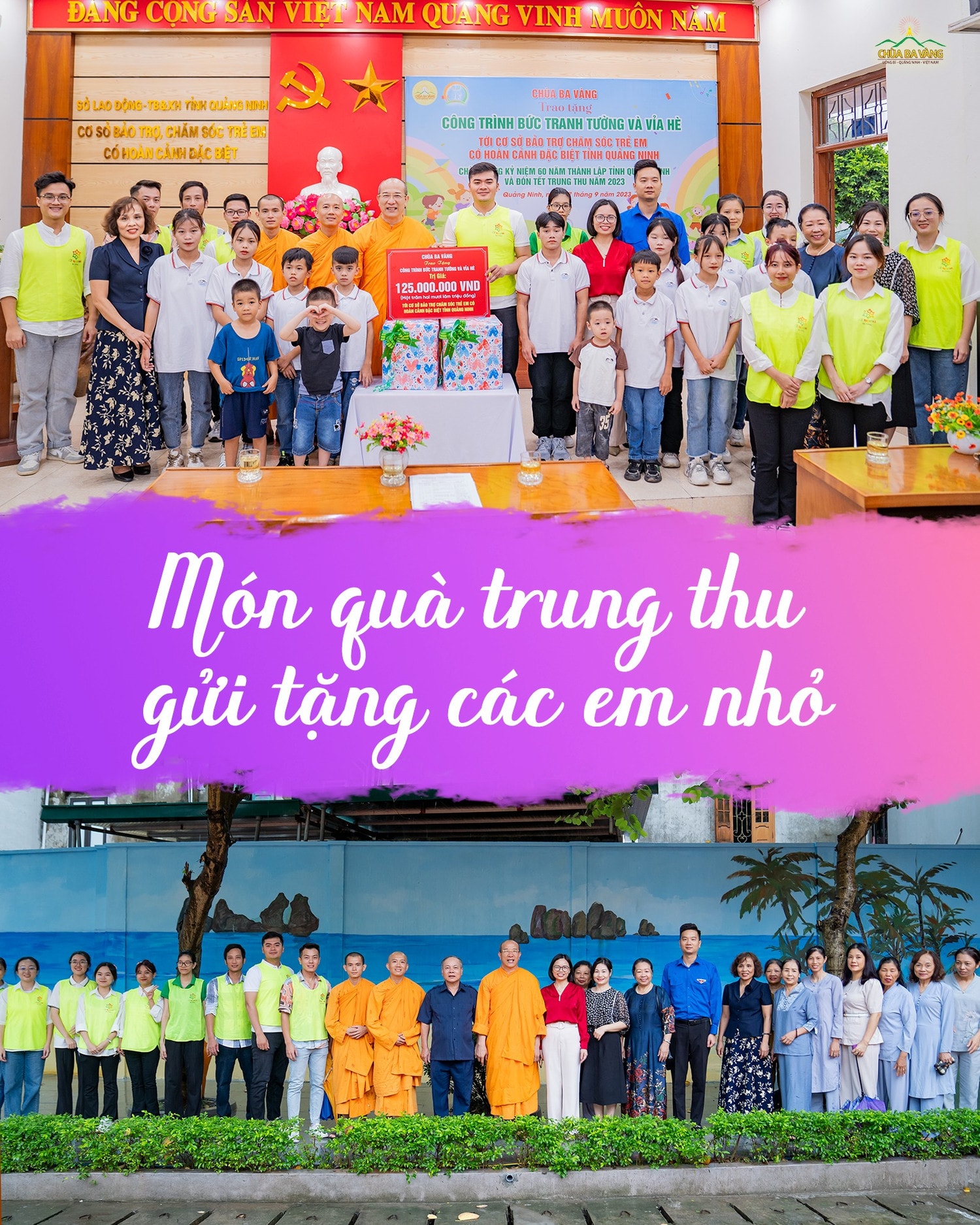 Tết Trung thu tại Chùa Ba Vàng - tươi mới, lắng động và lan tỏa -0