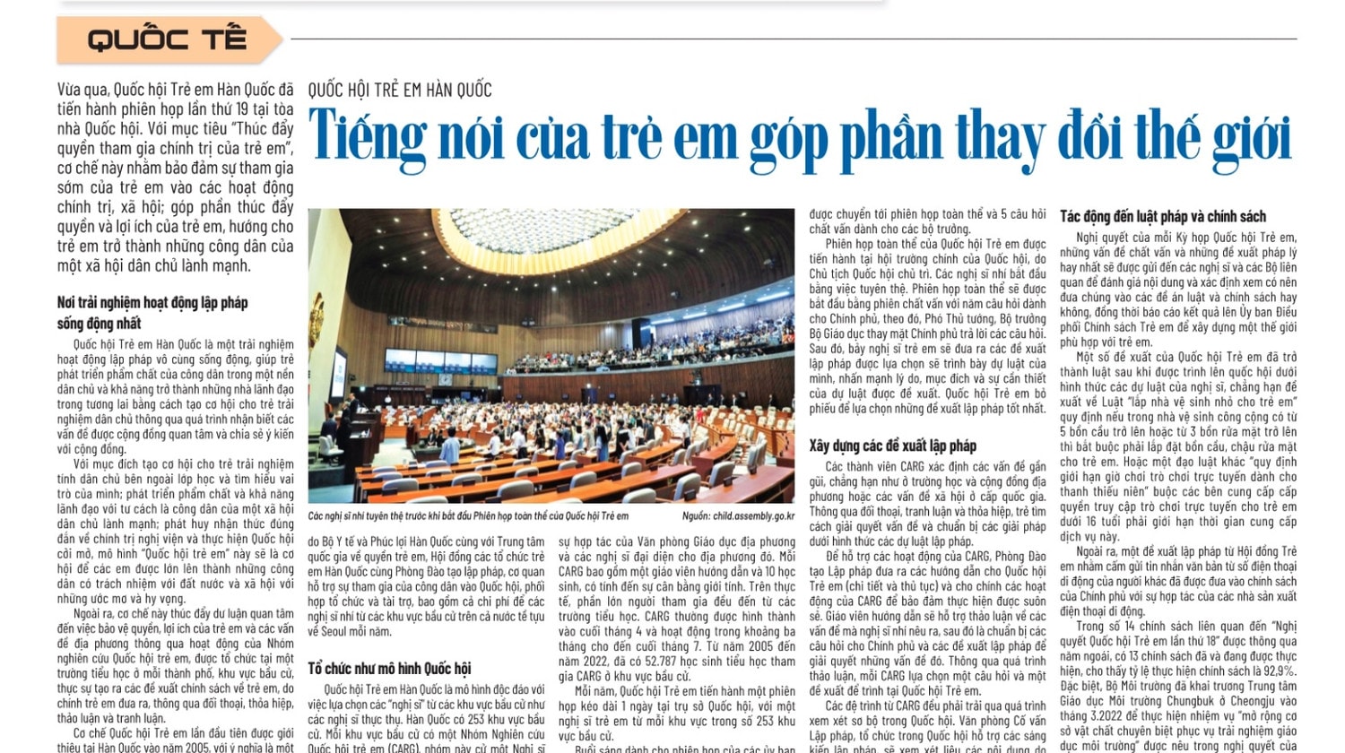 Báo Đại biểu Nhân dân: Cẩm nang về kinh nghiệm lập pháp trên thế giới -0
