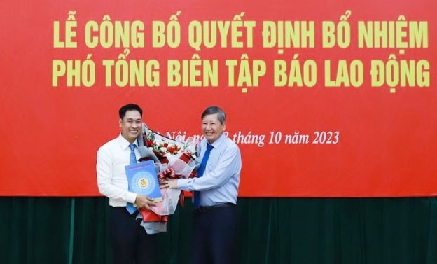 Tổng Liên đoàn Lao động Việt Nam bổ nhiệm Phó Tổng Biên tập Báo Lao Động -0