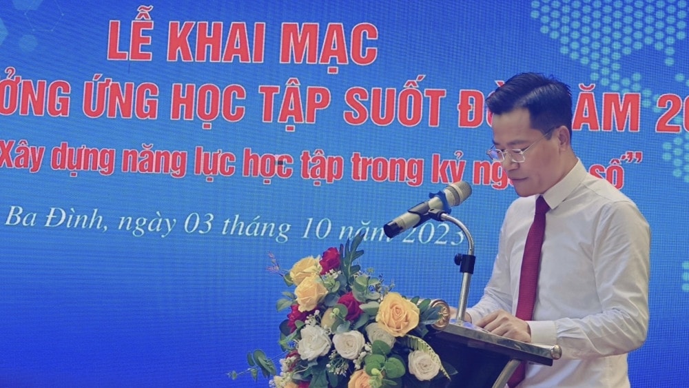 Quận Ba Đình: Phát động “Tuần lễ hưởng ứng học tập suốt đời năm 2023” -0