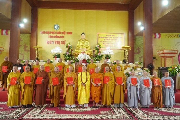Công bố Quyết định nhân sự các ban chuyên môn thuộc Ban Trị sự, Giáo hội Phật giáo Việt Nam tỉnh Đồng Nai -0