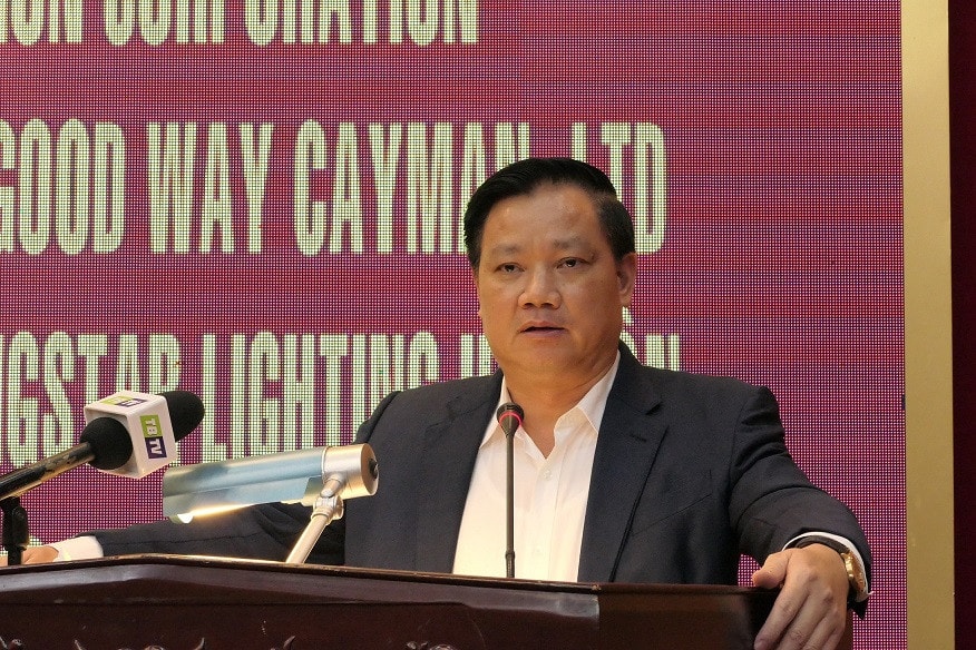 Ông Nguyễn Khắc Thận - Chủ tịch UBND tỉnh Thái Bình phát biểu. Ảnh: ITN ông nguyễn khắc thận - chủ tịch ubnd tỉnh thái bình phát biểu chỉ đạo.jpg -0