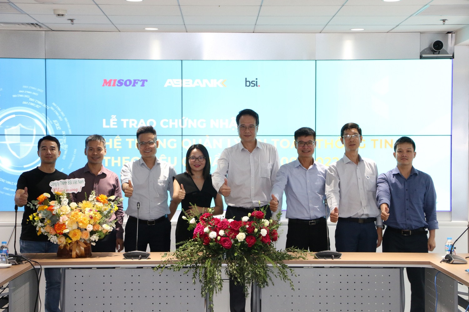 ABBank là ngân hàng đầu tiên đạt chứng nhận ISO 27001:2022 về an toàn thông tin -0