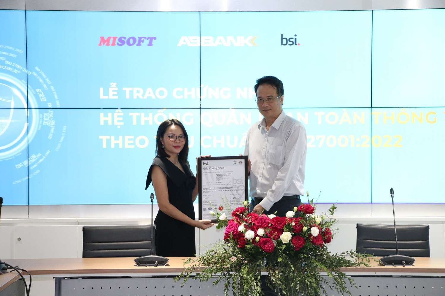 ABBank là ngân hàng đầu tiên đạt chứng nhận ISO 27001:2022 về an toàn thông tin -0