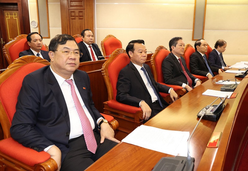 Nêu cao tinh thần trách nhiệm, tập trung lãnh đạo, tổ chức thực hiện tốt các nghị quyết của Trung ương, góp phần thực hiện thắng lợi Nghị quyết Đại hội XIII của Đảng -0