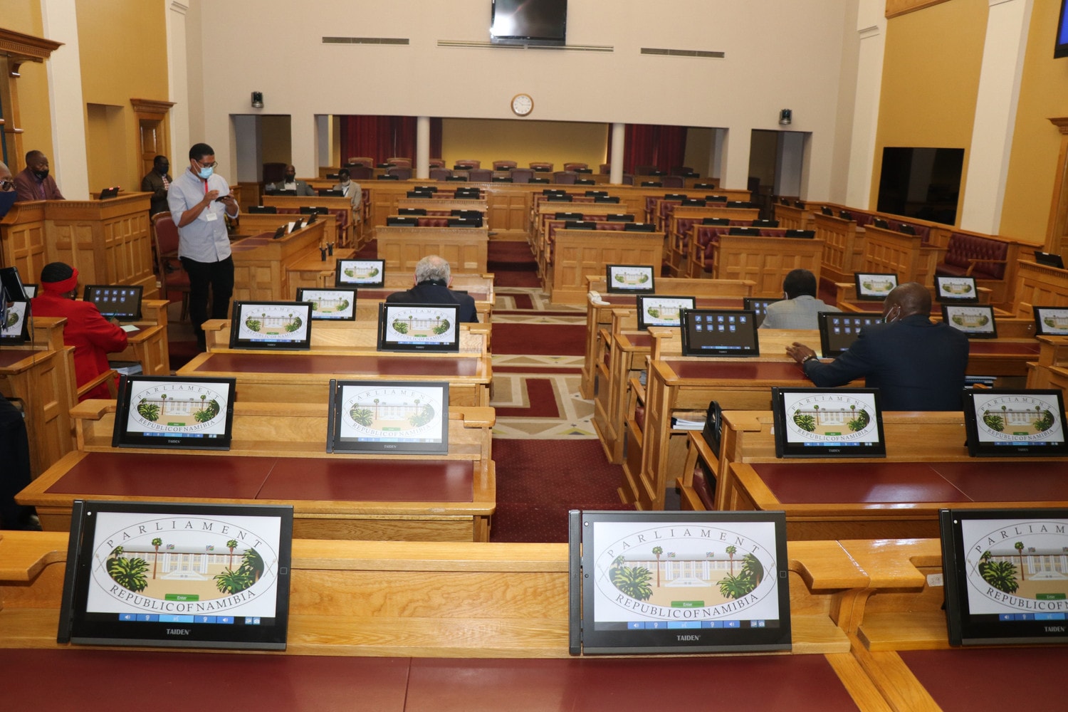 Nghị viện ưu tiên kỹ thuật số của Namibia. Ảnh: Parliament of Namibia