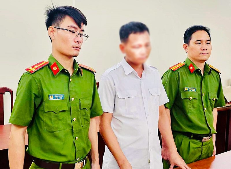 Đối tượng Lê Văn Ngọc. (Ảnh: Công an TP. Hồ Chí Minh)