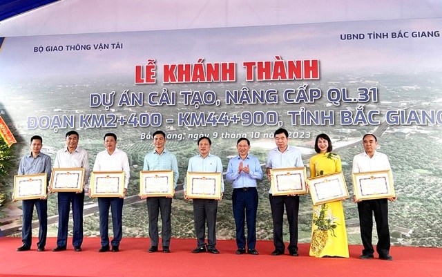 Khánh thành dự án cải tạo, nâng cấp quốc lộ 31 qua tỉnh Bắc Giang -0