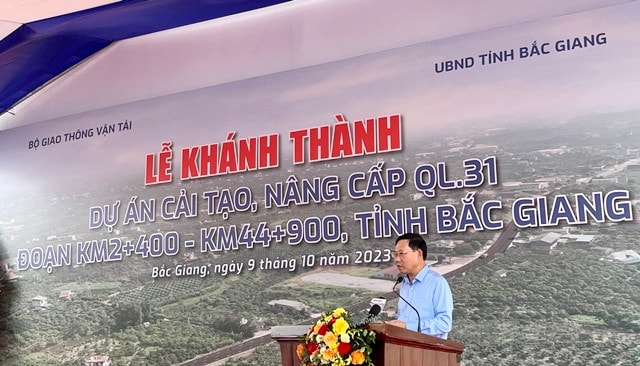 Khánh thành dự án cải tạo, nâng cấp quốc lộ 31 qua tỉnh Bắc Giang -0