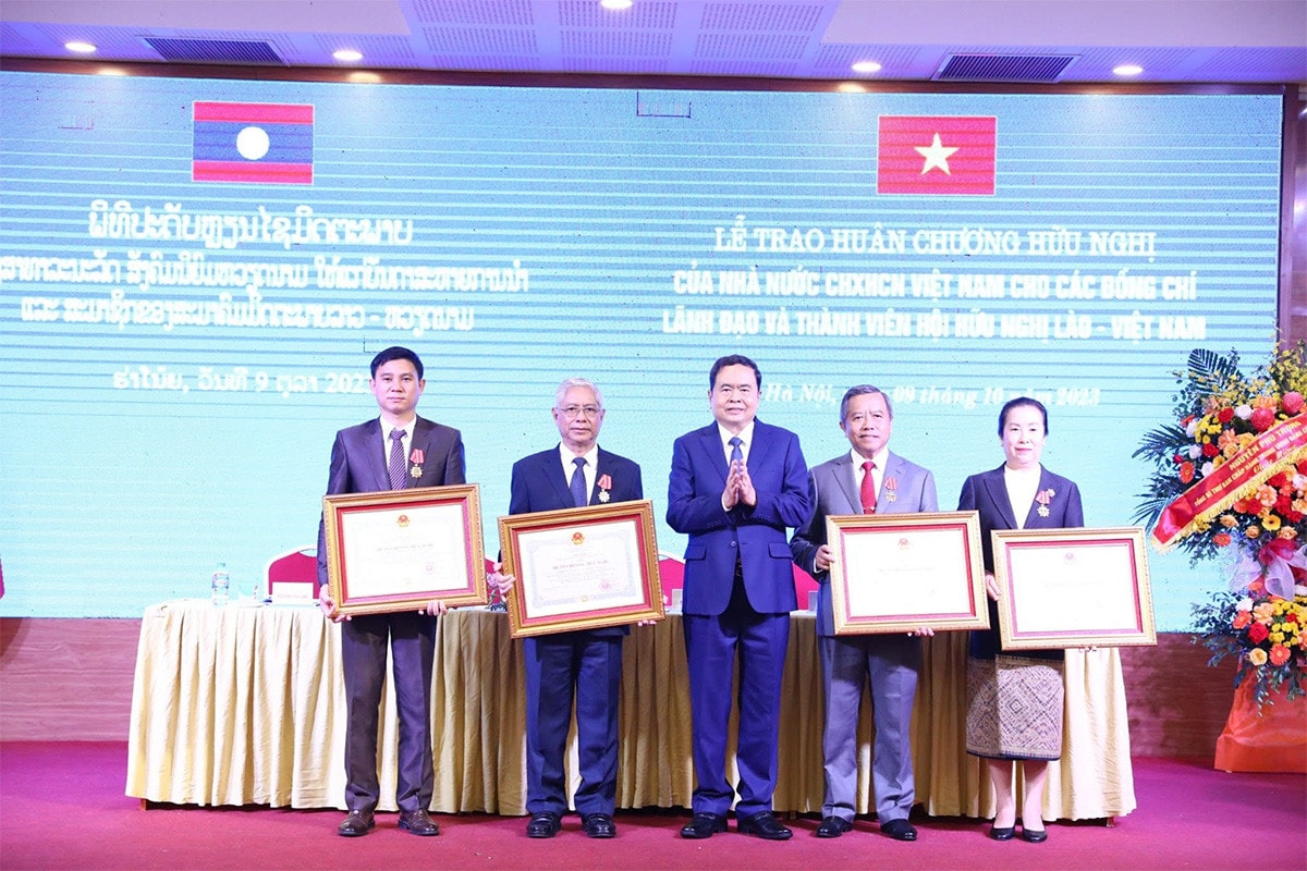 Phó Chủ tịch Thường trực Quốc hội Trần Thanh Mẫn dự Đại hội Đại biểu toàn quốc Hội Hữu nghị Việt Nam - Lào lần thứ V -2